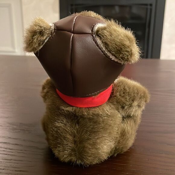 Hershey's Brown Bear Bomber Headgear Red Scarf Airplane Pilot 6” Hershey HTF - Picture 4 of 9